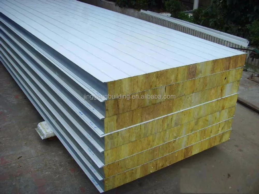 High Quality Certified ESP PU EPS Rock Wool Foam Wall Roof Sandwich Panel WIth Good Price