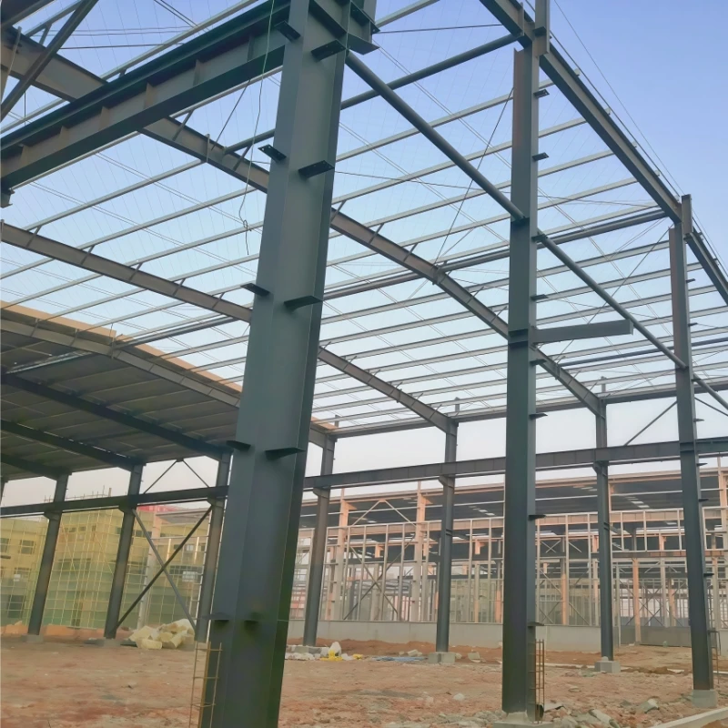 Design Pre-Engineered Portable Steel Structure Construction Warehouse Factory Building Metal Prefabricated Workshop