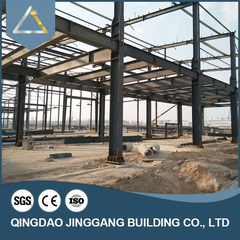 Warehouse Pre Fabricated Factory Portable Frame Sectional Building Storage Steel Structure