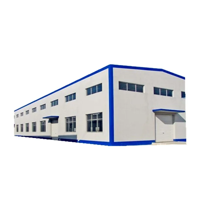 Prefabricated Warehouse Workshop Plant Hangar Shed Construction Industrial Metal Materials Steel Structure Building