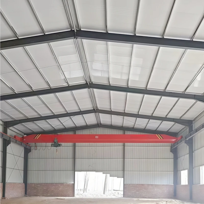 Construction Workshop Renovation-Heavy Duty H-beam Prefabricated Industrial Steel Structure Warehouse