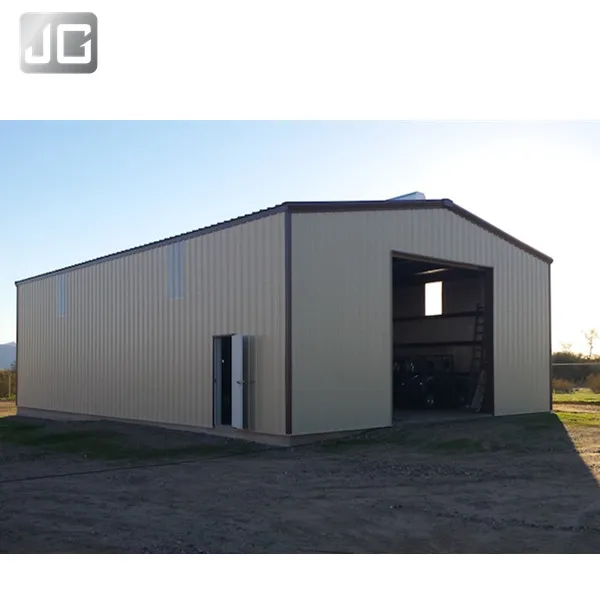 20x10x5m Prefabricated Steel Structure Warehouse Storage Yard Customized Design Drawing