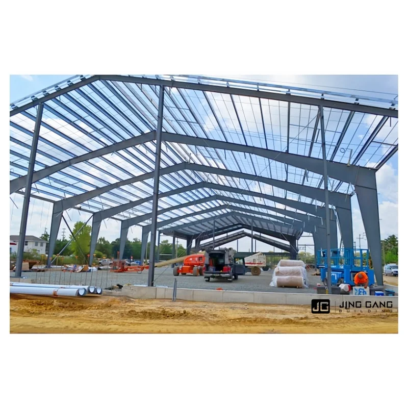 Customized Pole Barn Kits Barndominium Building Farm Shed Prefab Warehouse Prefabricated Heavy Steel Structures