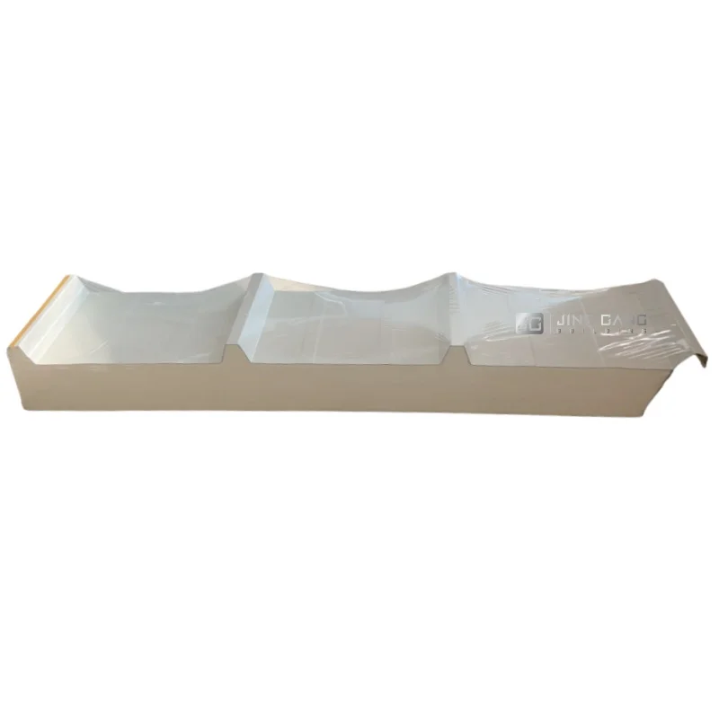Exterior Outdoor Fireproof Waterproof Insulated Steel PU EPS Rock Wool Foam Wall Roof Sandwich Panel