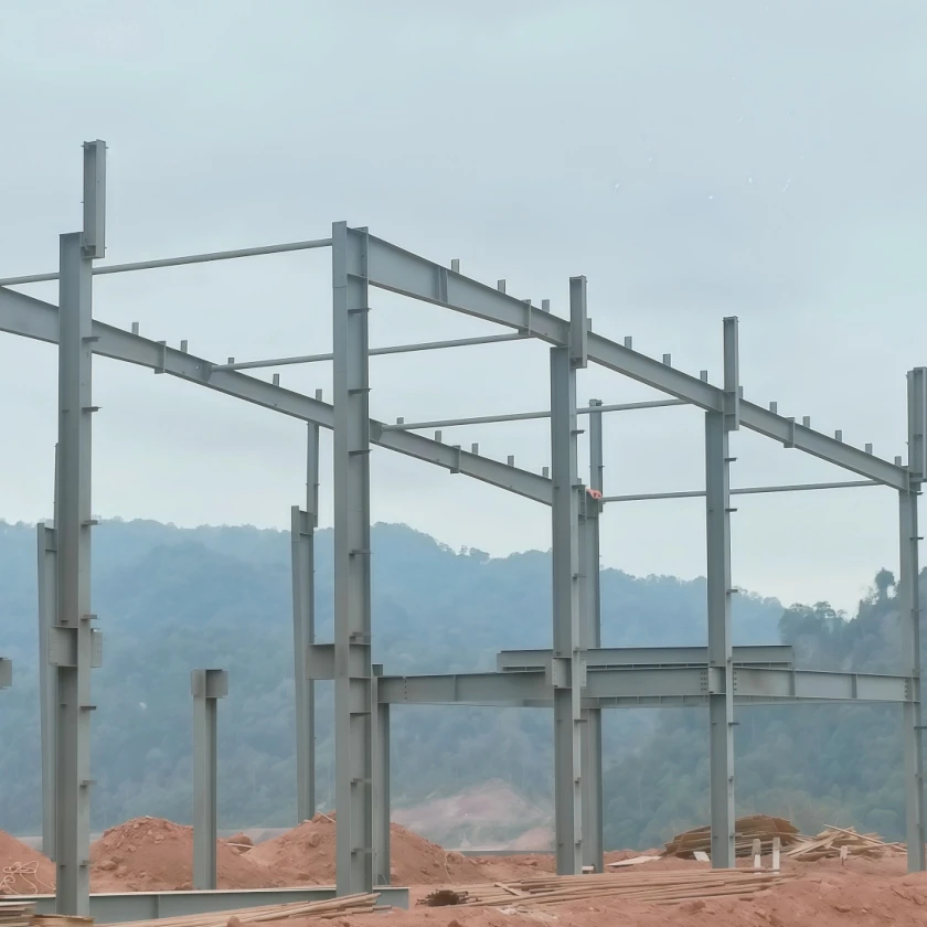 Construction Workshop Renovation-Heavy Duty H-beam Prefabricated Industrial Steel Structure Warehouse