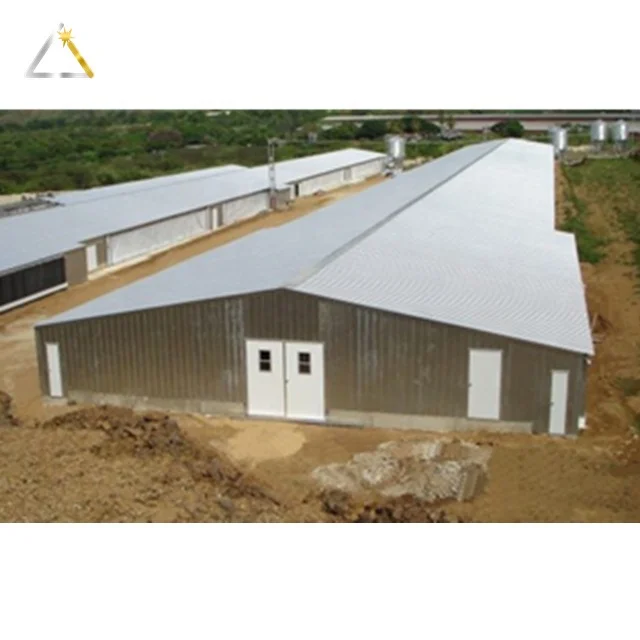 Chicken Low Cost Steel Poultry Farm House Design Shed