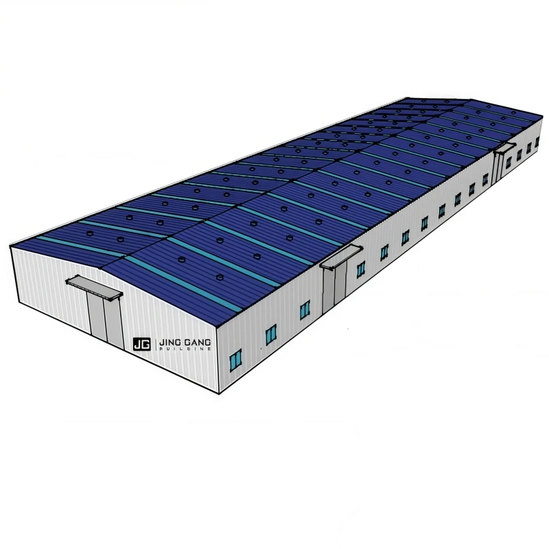 Building Plants Prefab Warehouse Metal Shed Prefabricated Steel Structures Economical Frame Steel Structure Workshop