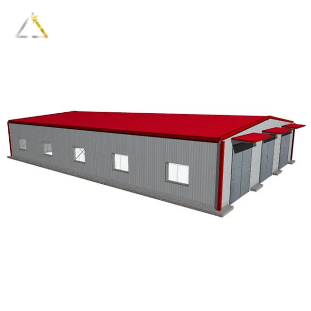 Multi Span Workshop Warehouse Metal Garages Sheds Frame Prefab High Rise Building Steel Structure for Storage