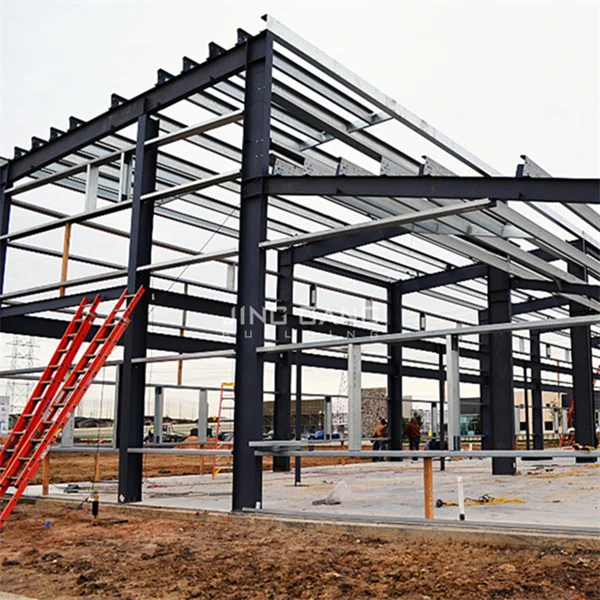 Prefabricated Large Span Highway Toll Station Steel Structure
