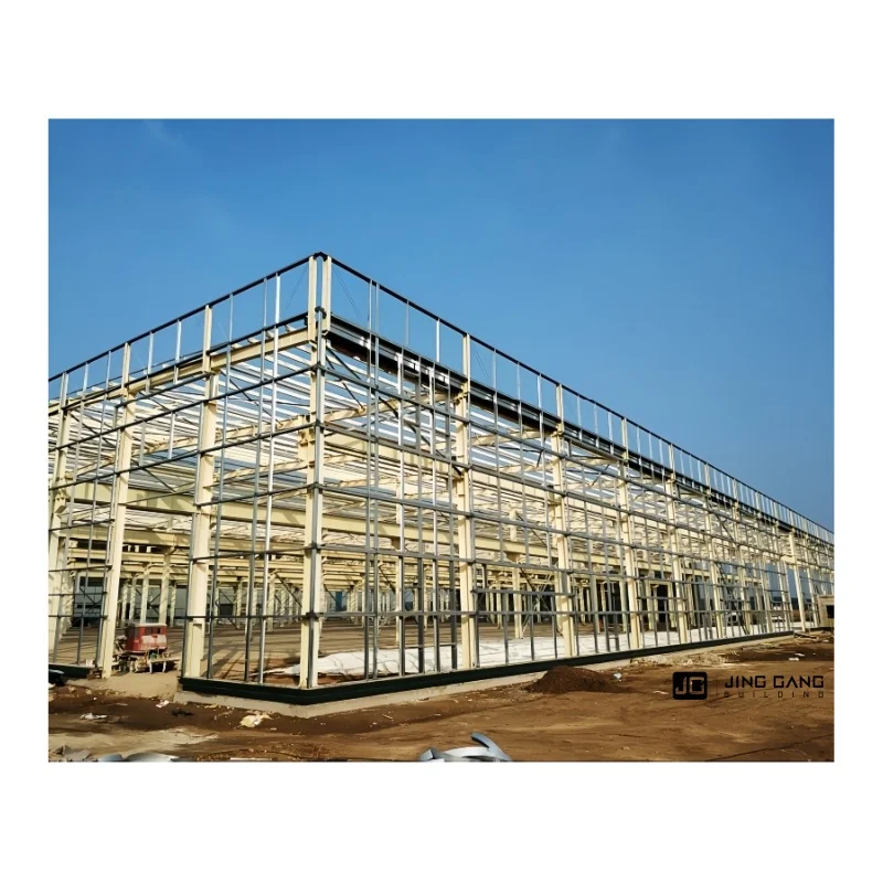 Low Cost Metal Construction Workshop Warehouse Prefab Industrial Building Heavy Steel Structure