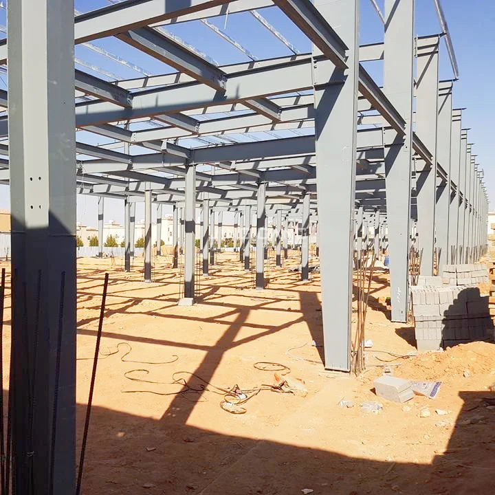Prefab Indoor Metal Free Span Light Frame Riding Arena Hall Building Steel Structure Horse Barn