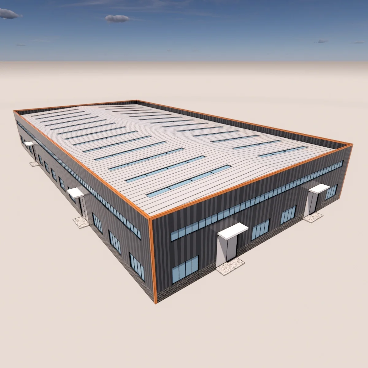 High Rise Iron Prefabricated Warehouse Structures Angle Line Structural Steel