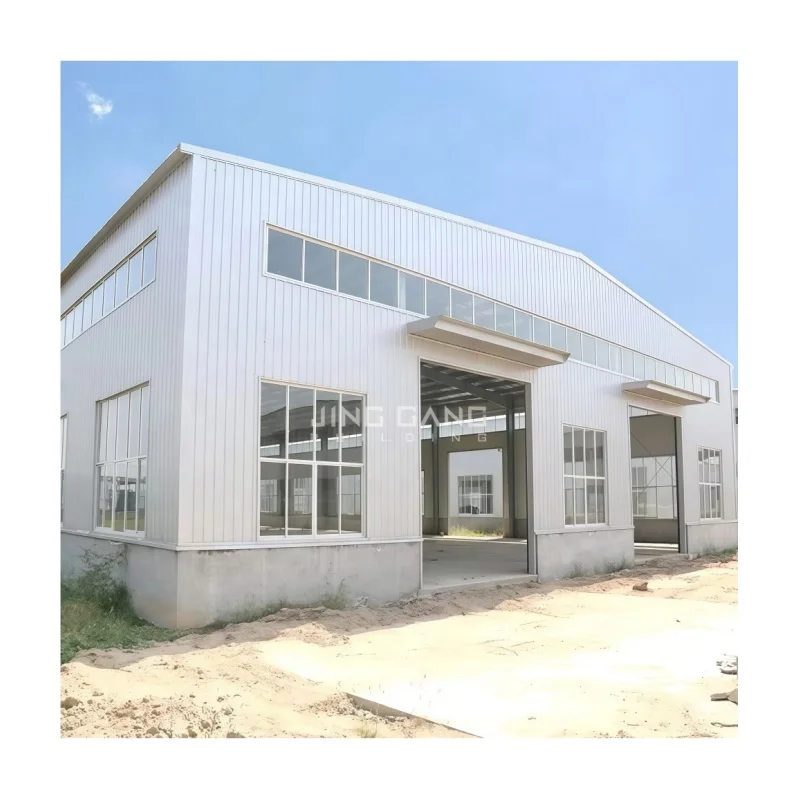 Commercial Prefab Heavy Duty Steel Warehouse Sheds with Welding & Cutting Services Second Hand Industrial Structures for Sale