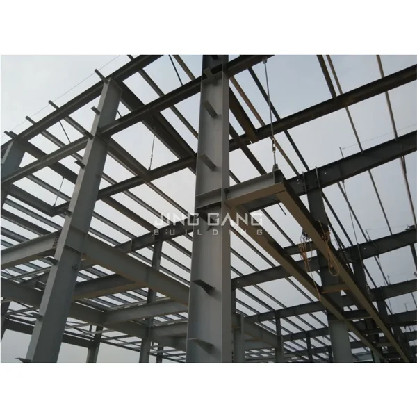 Prefabricated Industrial Metal Building Warehouse Shed Low Cost Carbon Structure Steel Round Bar
