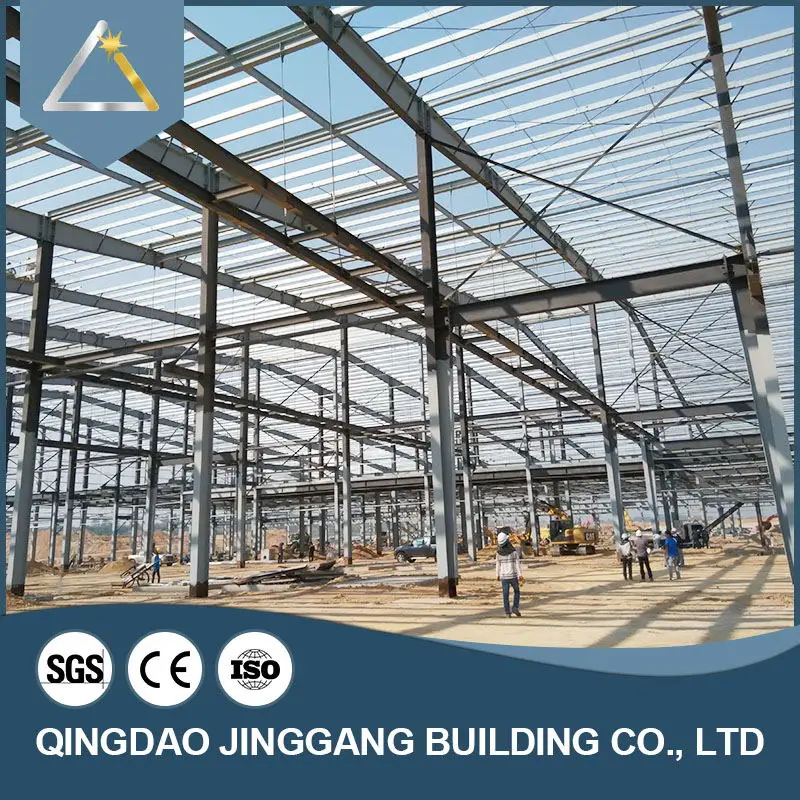 Rapid Prefab Small Warehouse Curtain Wall Structural Frame Pre-Engineered Building Steel Structure