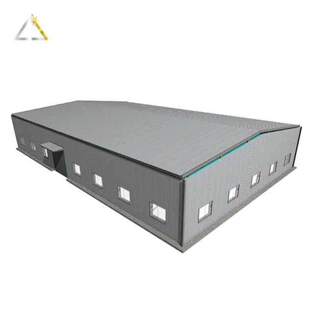 Hot Sale Warehouse Prefab Workshop House Metallic Roof Structure High Rise Building Steel Structural