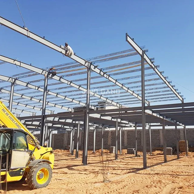 Factory Price Prefabricated Light Steel Structure Industrial Building with Welding Services for Warehouse Construction Sale