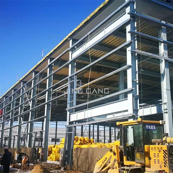 Prefabricated Industrial Metal Building Warehouse Shed Low Cost Carbon Structure Steel Round Bar