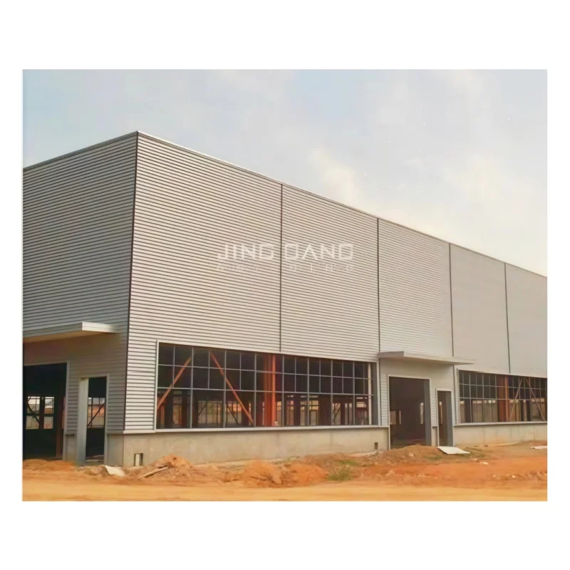 Cheap and High Quality Prefabricated Construction Design Frame Shed Long Span Building Steel Structure
