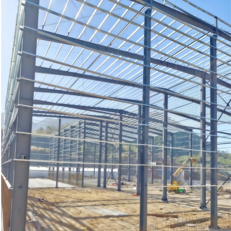 Design Pre-Engineered Portable Steel Structure Construction Warehouse Factory Building Metal Prefabricated Workshop