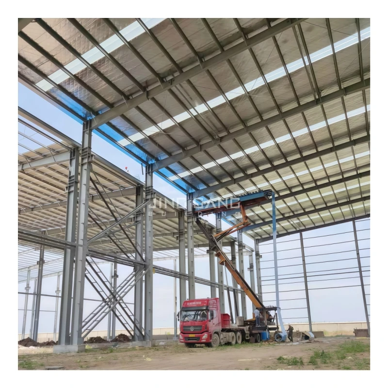 Prefabricated Long-Life Space Frame Building for Petrol Steel Structure Gas Station