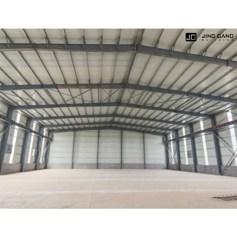 China High Quality Structure Garage Shed Professional Design Car Garage Prefab Steel Prefabricated Warehouse