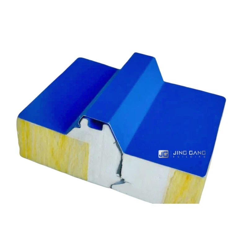 Modern Eco-Friendly Insulated Internal External Wall Steel Structural EPS PU Rock Wool PIR Foam Sandwich Panel for Roof