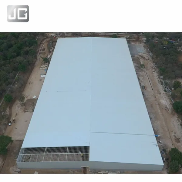 80 X 36 ft Two Storey Metal Workshop Industrial Warehouse Steel Structure Dome Building