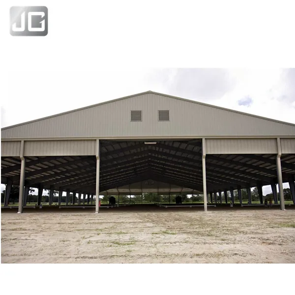 Customized Design Structural Steel Fabricators Structure for Car Parking Prefabricated House