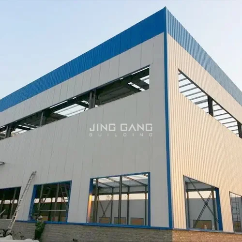 High Speed Fabrication Column H /I Beam Cnc Cutting Drilling Factory Steel Structure