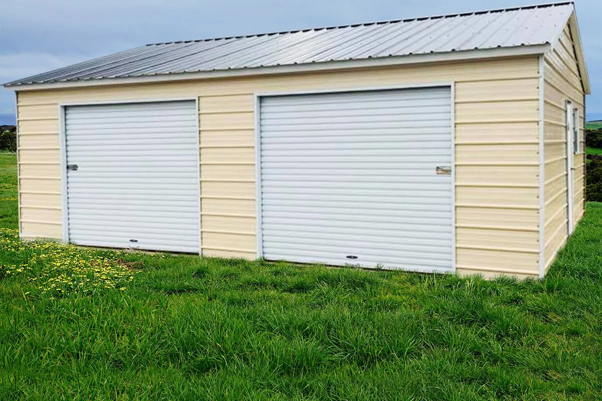 Metal Steel Construction Building Customized Garage Steel Structure Garage