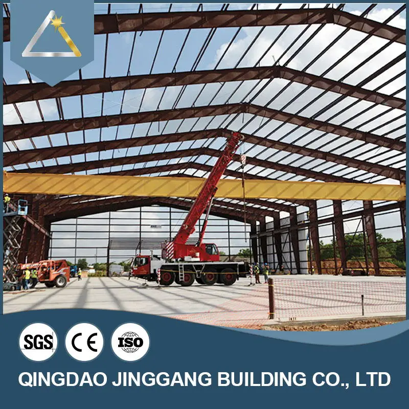 Fabricated Portal Metal Warehouse Garages Workshop Light Gauge Framing Sectional Building Steel Structural