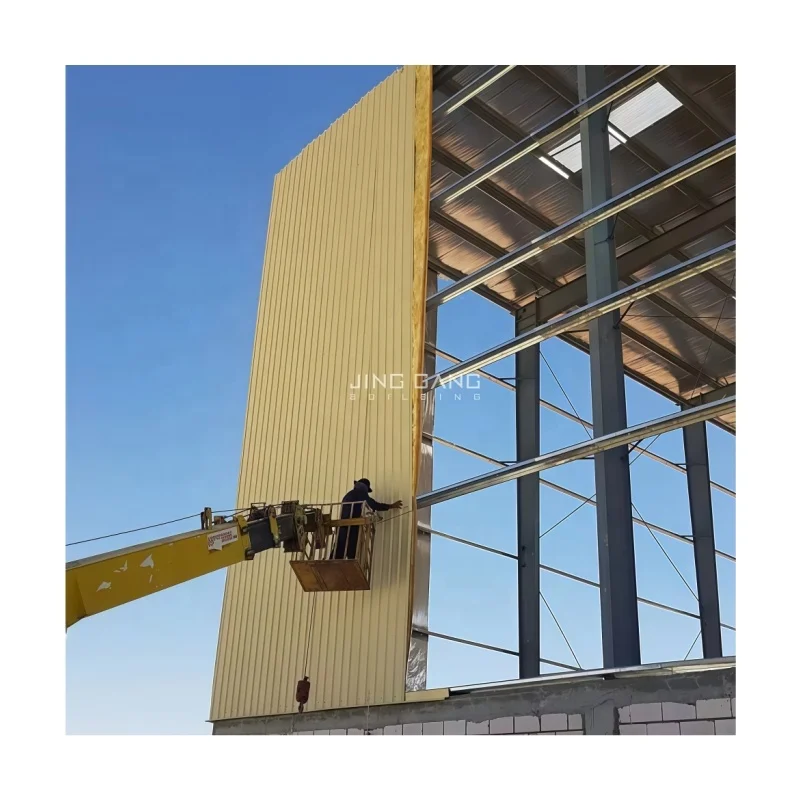40x60 Heavy Duty Steel Structure Warehouse Workshop Storage Shed Welding Cutting Services Metal Columns Beams for Industrial Use
