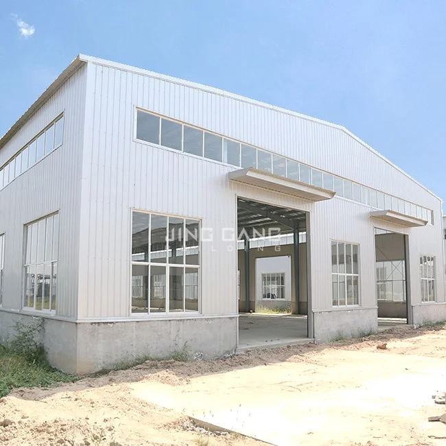 Customized High Quality Fabrication Hangar Warehouse Steel Structure Shed Drawing