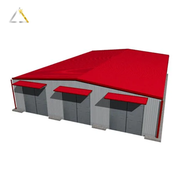 Portable Structure Warehouse Hangar Industrial Design Frontal Steel Frame China Prefab Building Outdoor Storage