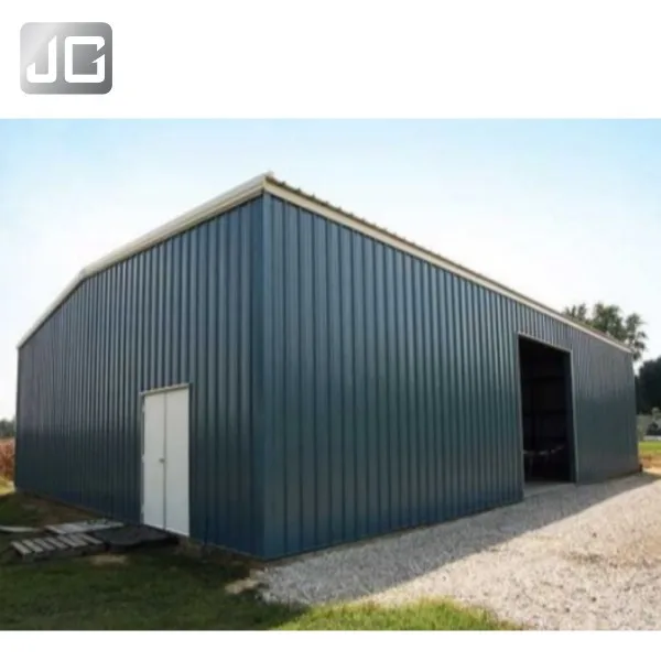 60x40 Car Repair Workshop Coal Storage Building Steel Space Frame Roof Custom Metal Buildings