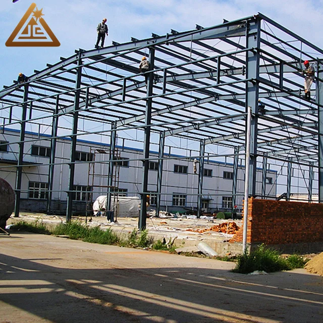 High Rise Building Large-Span Fast Build Prefab Light Gable Frame Prefabricated Steel Structure Warehouse with Welding