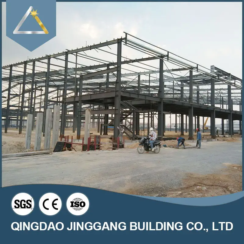 Curved Roof Prefab Small Prefabricated Hall Welding Structure Steel Building Sheds Warehouse for Sale
