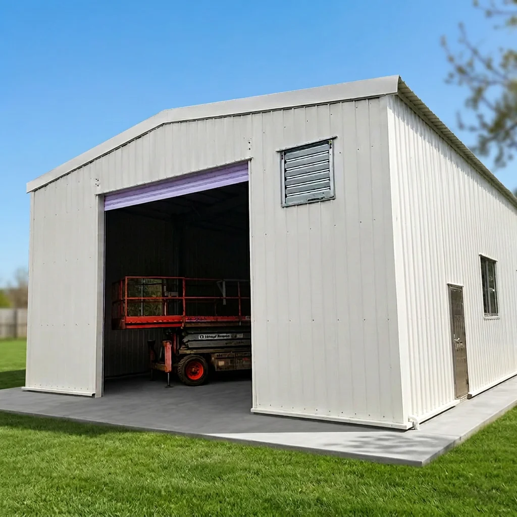 50x20m Warehouse Steel Structure Design Sheds Storage Prefabricated Warehouse Building