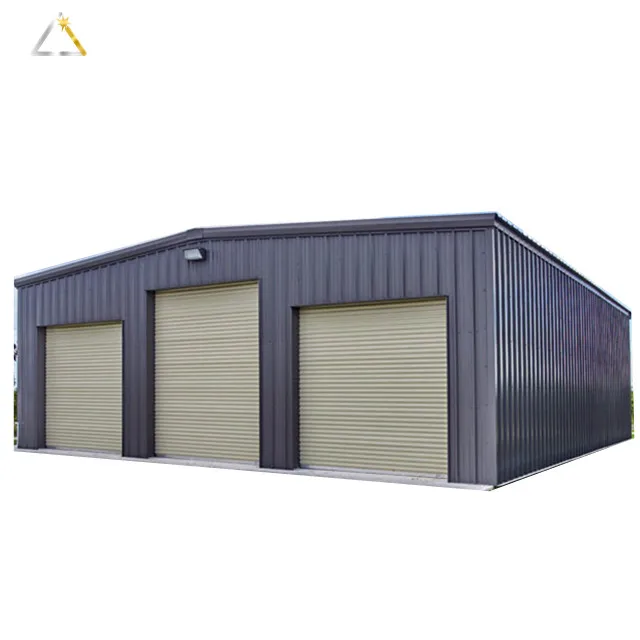 Curved Roof Prefab Small Prefabricated Hall Welding Structure Steel Building Sheds Warehouse for Sale