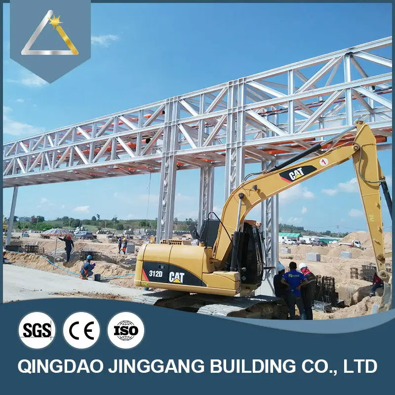 Heavy Construction Iron Structure Warehouse Power Plants Light Framing Steel Material Building Industrial Metal