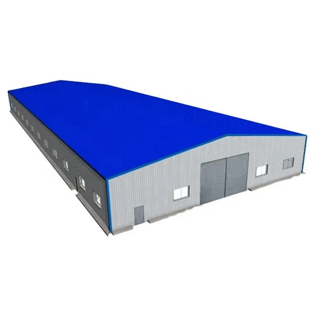 Professional Factory China Design Construction Foshan Price Industrial Steel Structure Workshop Sandwich Panel Anti-corrosion