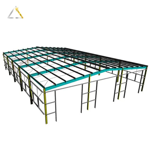Landscape Warehouse Metal House Prefabricated Construction High Rise Building Steel Structure Storage