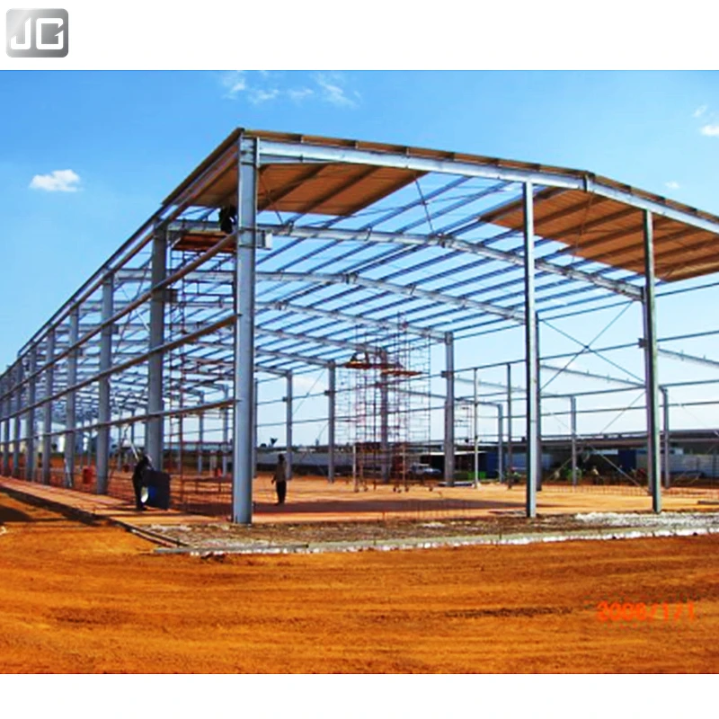 Prefabricated Warehouse Steel Frame Structure Industrial Warehouse Metal Buildings