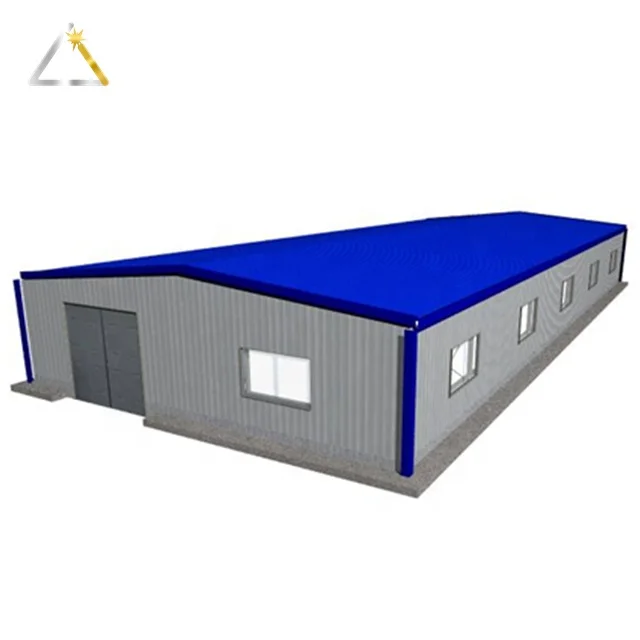 Verified Manufacturer 27.5x10.5x5 Light Construction Material Steel Structure Building Warehouse