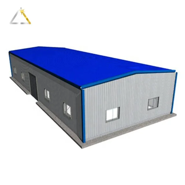 Verified Manufacturer 27.5x10.5x5 Light Construction Material Steel Structure Building Warehouse